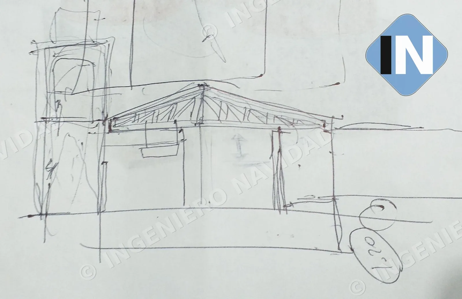 Boceto de concepto de planta
